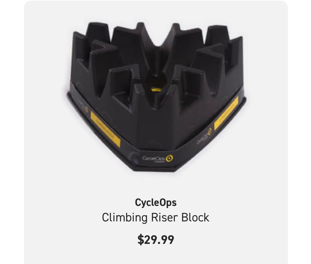 Cycle Ops 2 Fluid Trainer and Riser Block (Used)