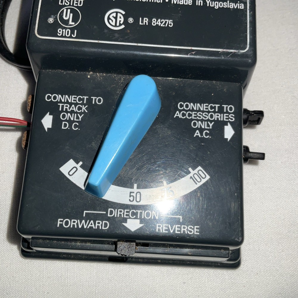 Tyco Pak 1 895 AC/DC HO Scale Model Train Hobby Transformer READ