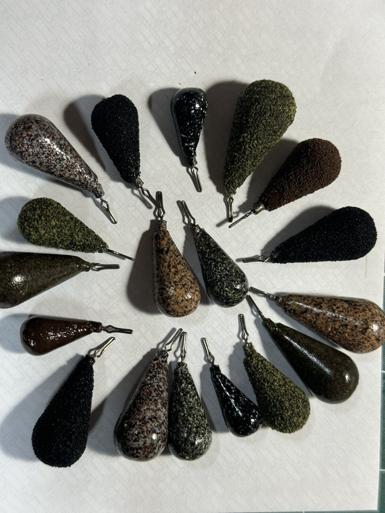 LRF FISHING Weights QUICK CHANGE 12 Pack Assorted Colours 3-20g