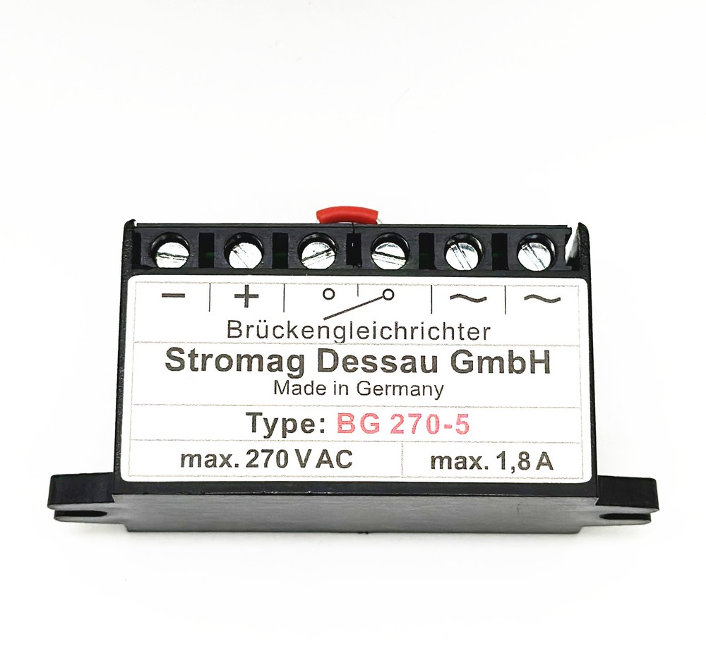 Stromag Dessau GmbH Type: BG 270-5 max.270VAC 1,8A Full-Wave rectifier module