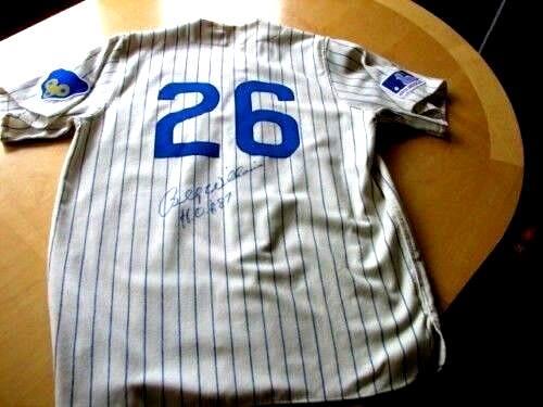 BILLY WILLIAMS Signed Mitchell & Ness 1969 Cubs Flannel Baseball Jersey-JSA Auth