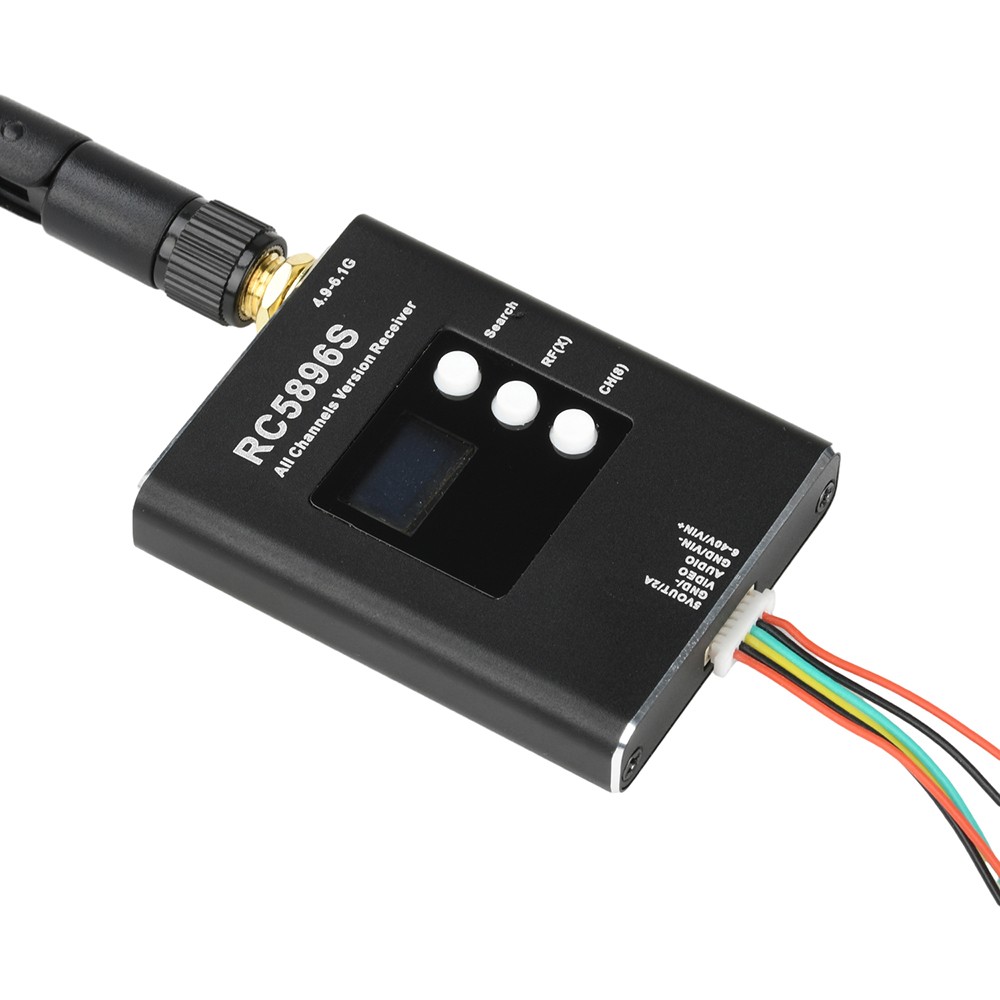 DC6-40V RC5896S Receiver 5.8GHz Video Receiver Compatible 5.8G Image Transmitter