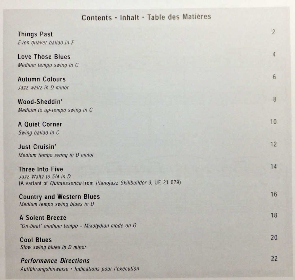 EASY BLUE - Piano - by Mike Cornick - Universal Edition