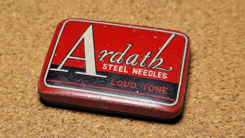 Ardath Gramophone phonograph needle tin - Full