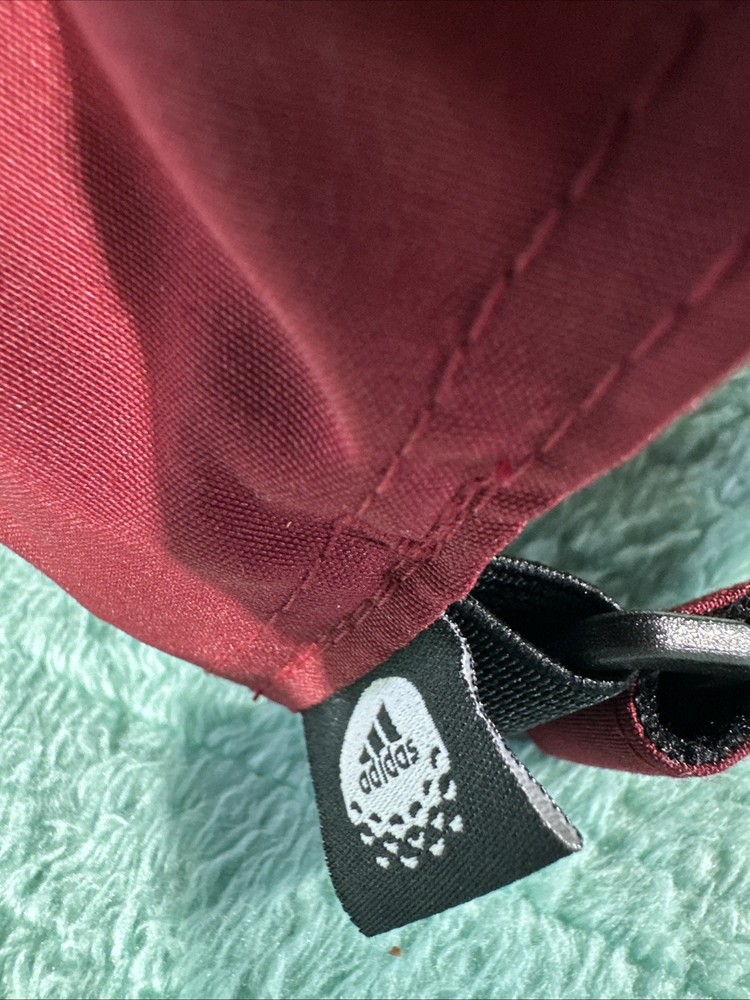 ADIDAS Golf Cap Hat Performance Adjustable Strapback Men Red One Size