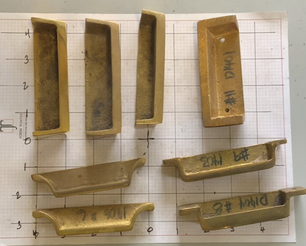 7 Cast Brass rim lock strikes