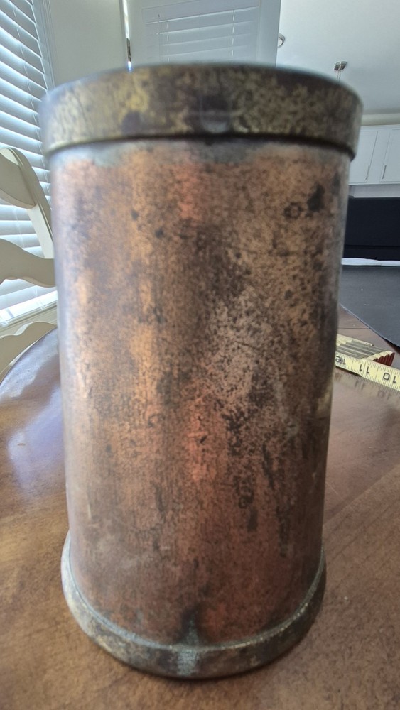 Vintage Primitive Looking Stein Copper And Brass