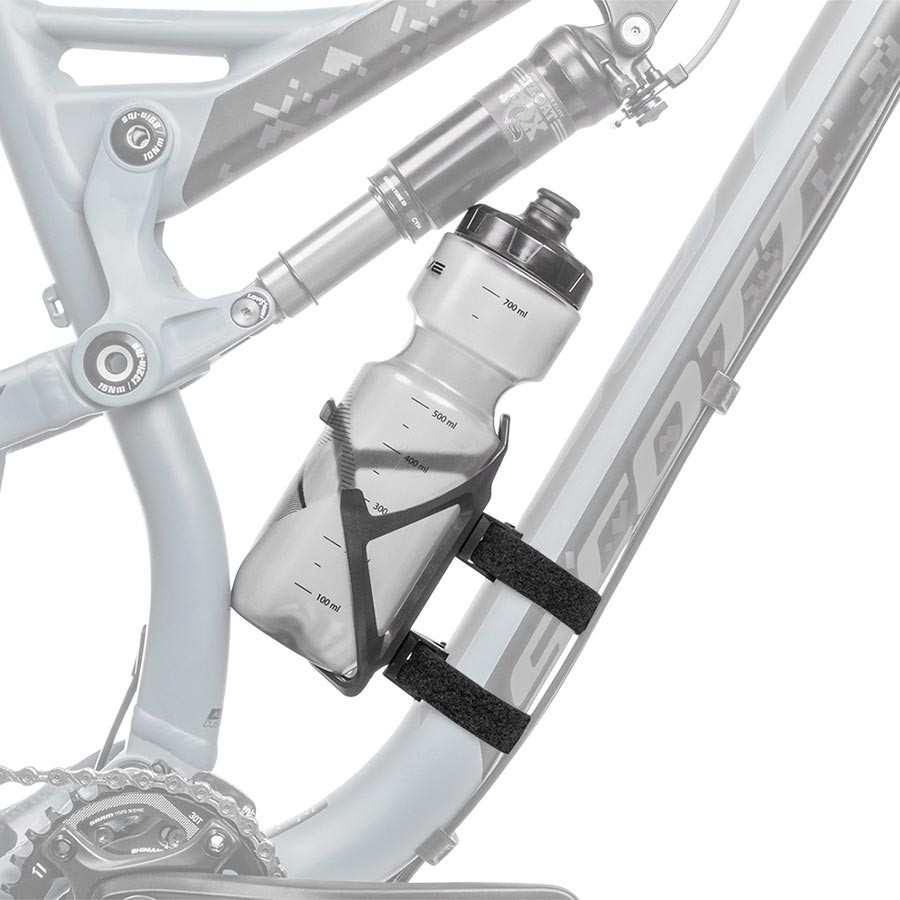 M-Wave ADA BC Flex 2 Bottle Cage Mount with Adjustable Hook and Loop Straps,