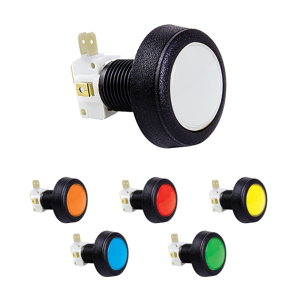 Pushbutton Round Medium Low Profile Illuminated with Microswitch 57-0004-6