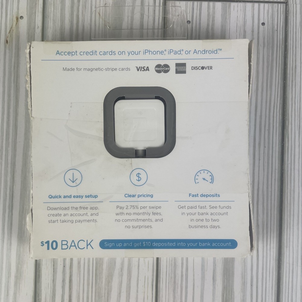 Square Credit Card Reader For iPhone/Android 3.5mm Headphone Jack Connector