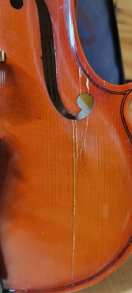 C. Meisel Violin with Bow and Carrying Case