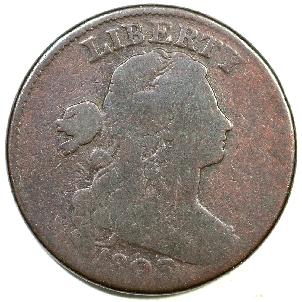 1803 S-246 R-3 Draped Bust Large Cent Coin 1c