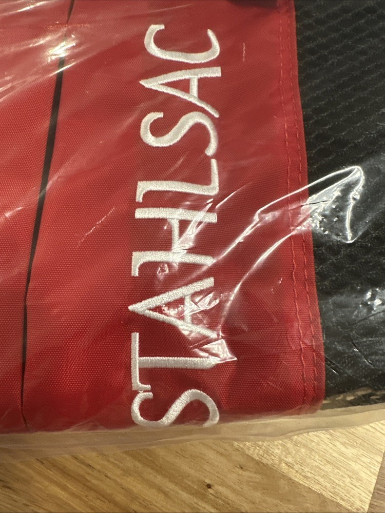 STAHLSAC Brand New Bonaire Black/Red Extra Durable Polyester Mesh Dive Backpack