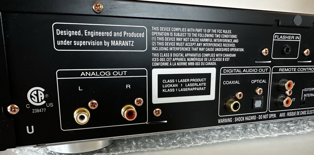 MARANTZ Model No. CD5004 CD Player (with Remote, Manual) FULLY TESTED - NICE
