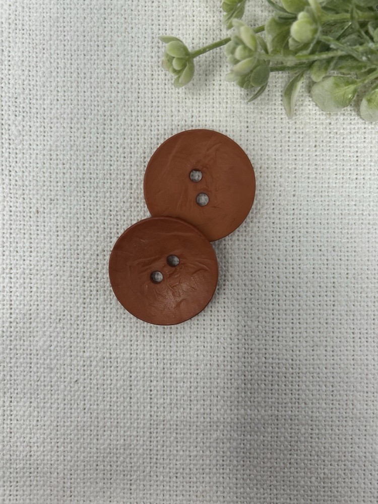 Textured Sewing Buttons 1.5” Multicolor Two Hole Mix & Match - 6 Pack