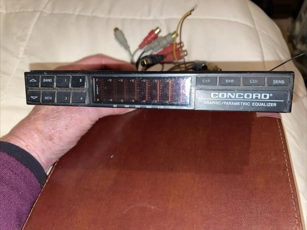 Old School Concorde CEQ7 +Graphic Parametric Equalizer