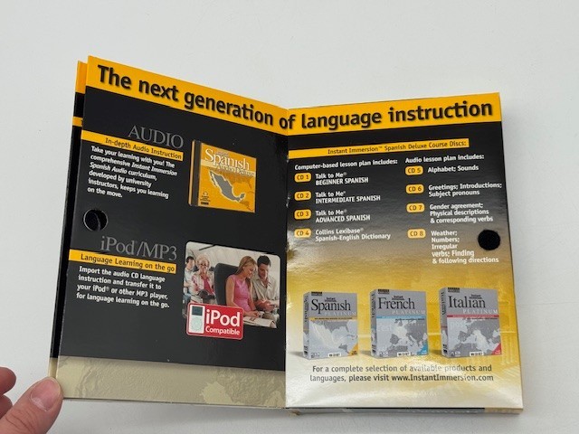 Spanish Deluxe v2.0 Instant Immersion 8 Discs, Complete New