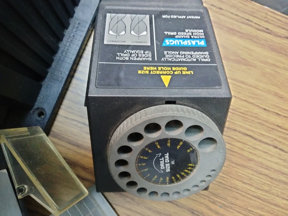 Plasplugs DCS-407 US Power Grinding System Sharpening Knife Drill Bits Planes
