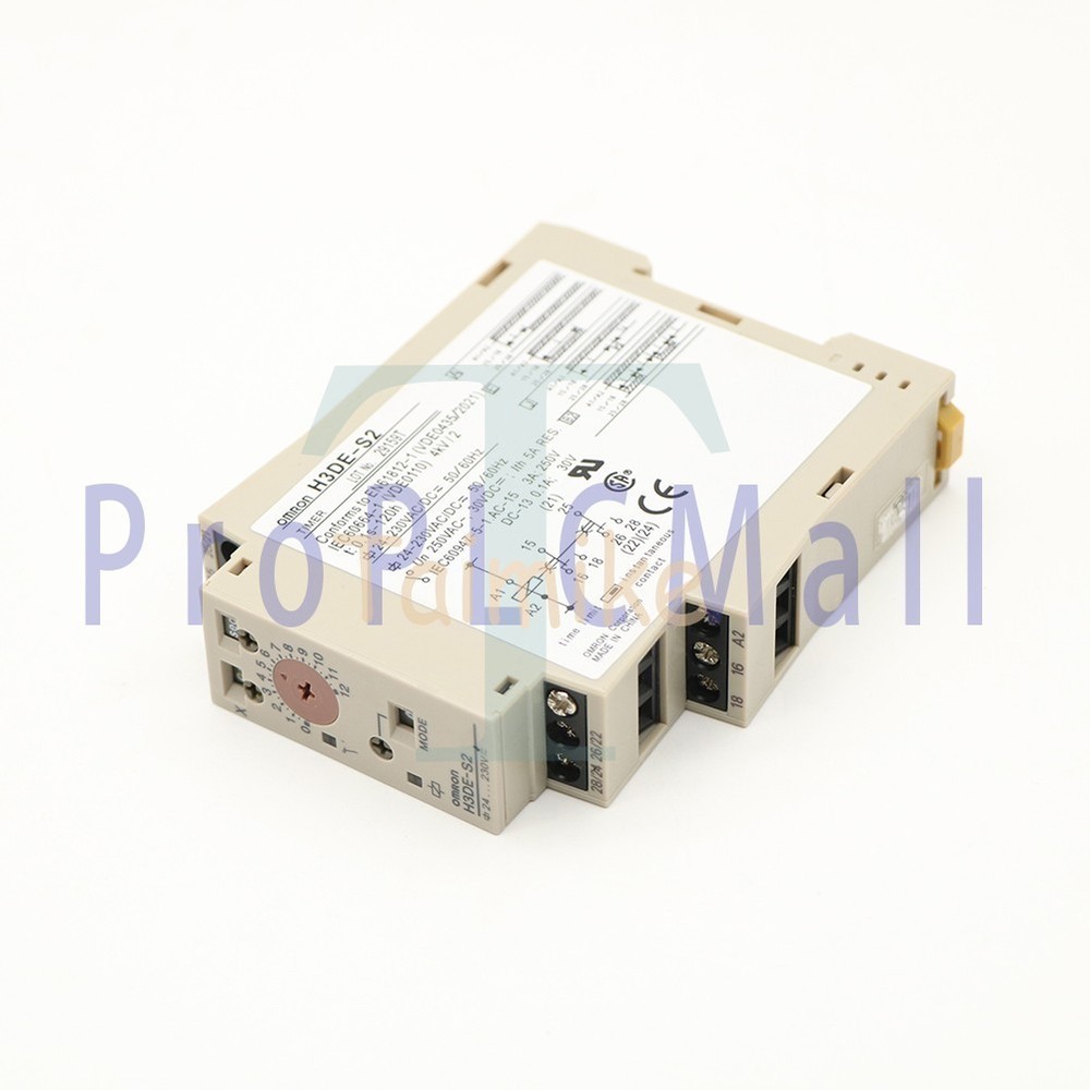 New In Box OMRON H3DE-S2 Time Relay Timer~