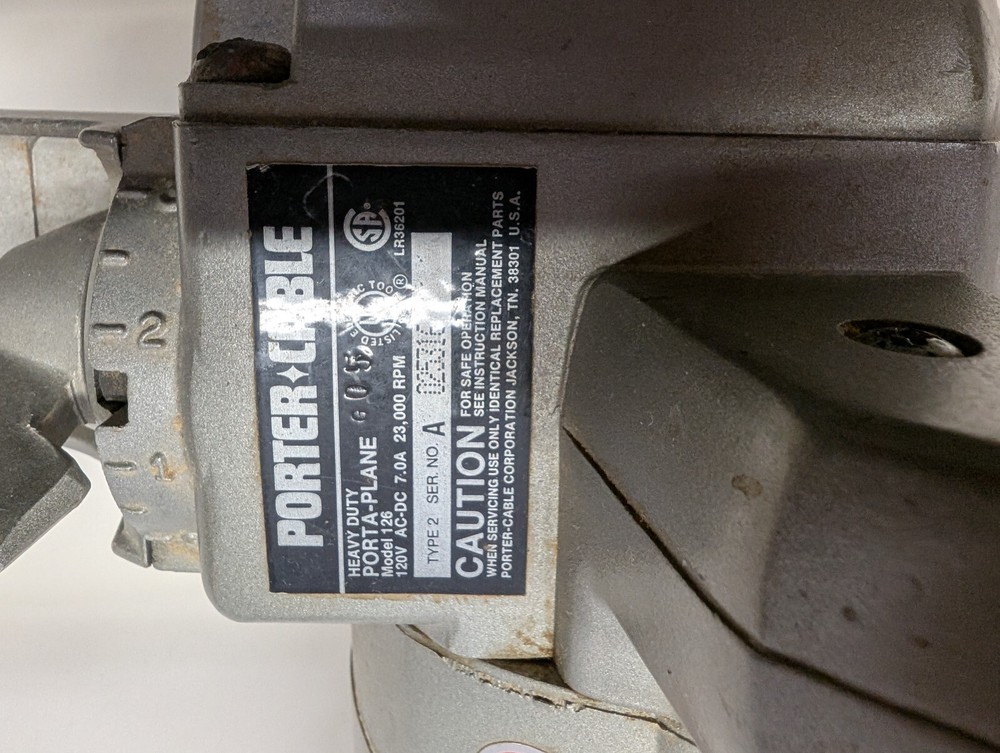 Porter Cable hinge butt template with porta-plane