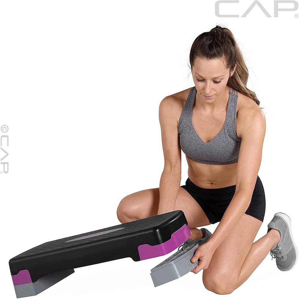 Safe and Effective Aerobic Step Platform | Adjustable Height & 300 lb Capacity