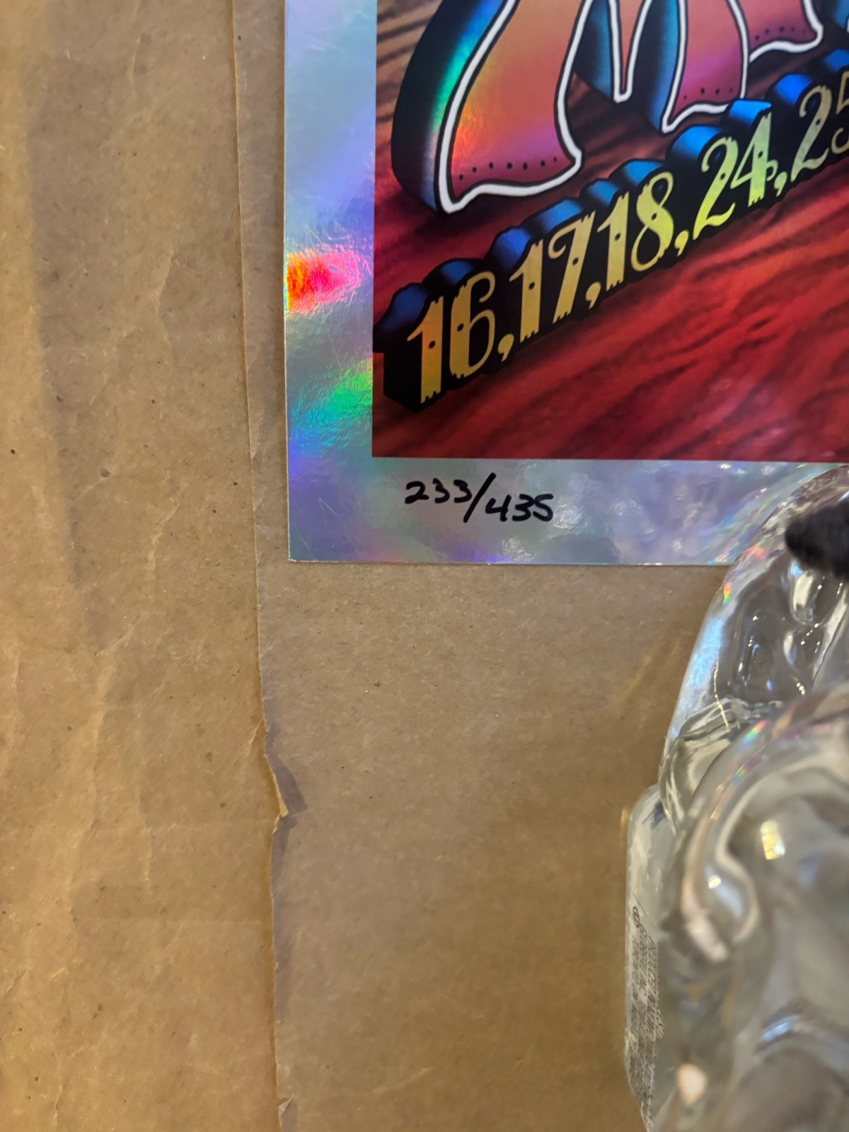 DEAD & COMPANY/ 2024/ SPHERE/ EMEK signed FOIL poster xx/435