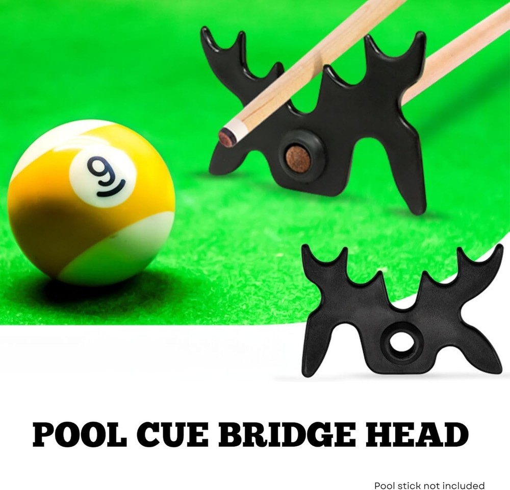 Slip-On Portable Moosehead Bridge Cue Rest