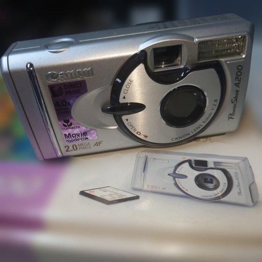 Canon Camera Powershot A200 Digital Retro 1