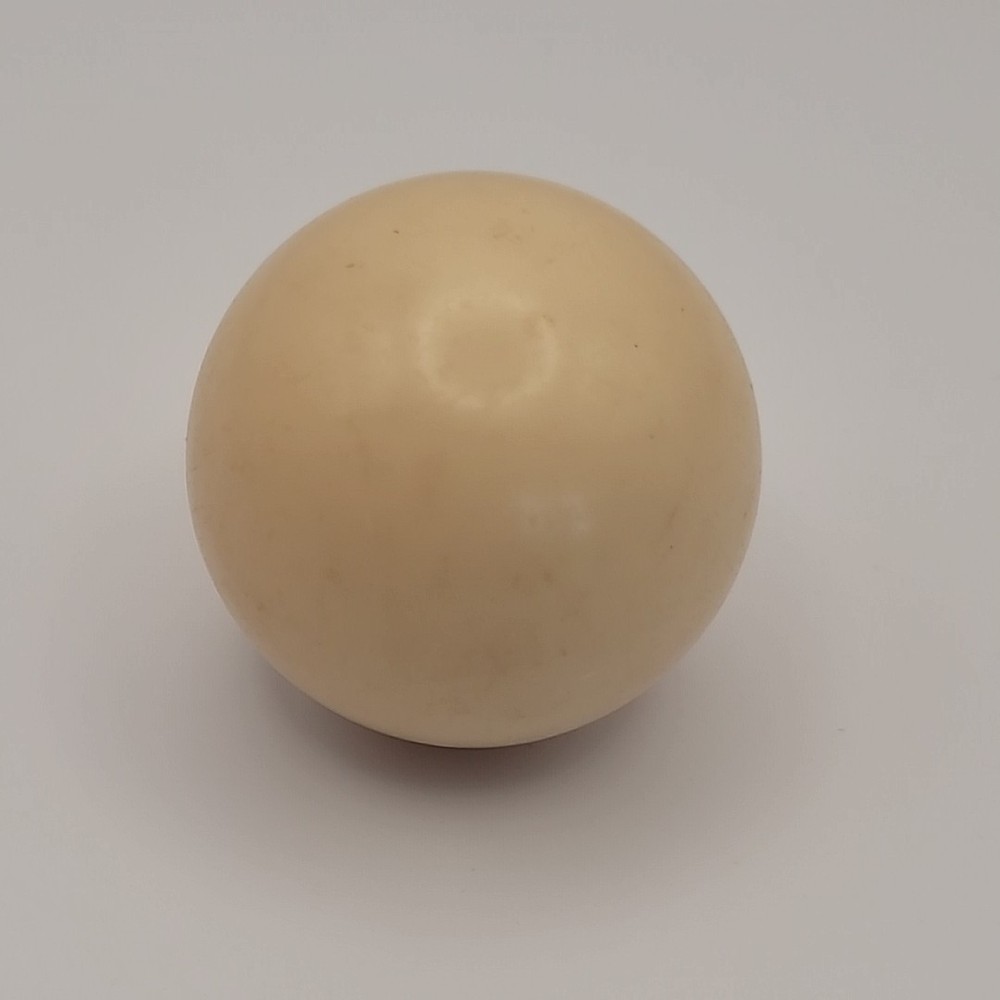 Vintage Billiard Bal / Pool Table Ball Small 1.5" Diameter Solid White Que Ball