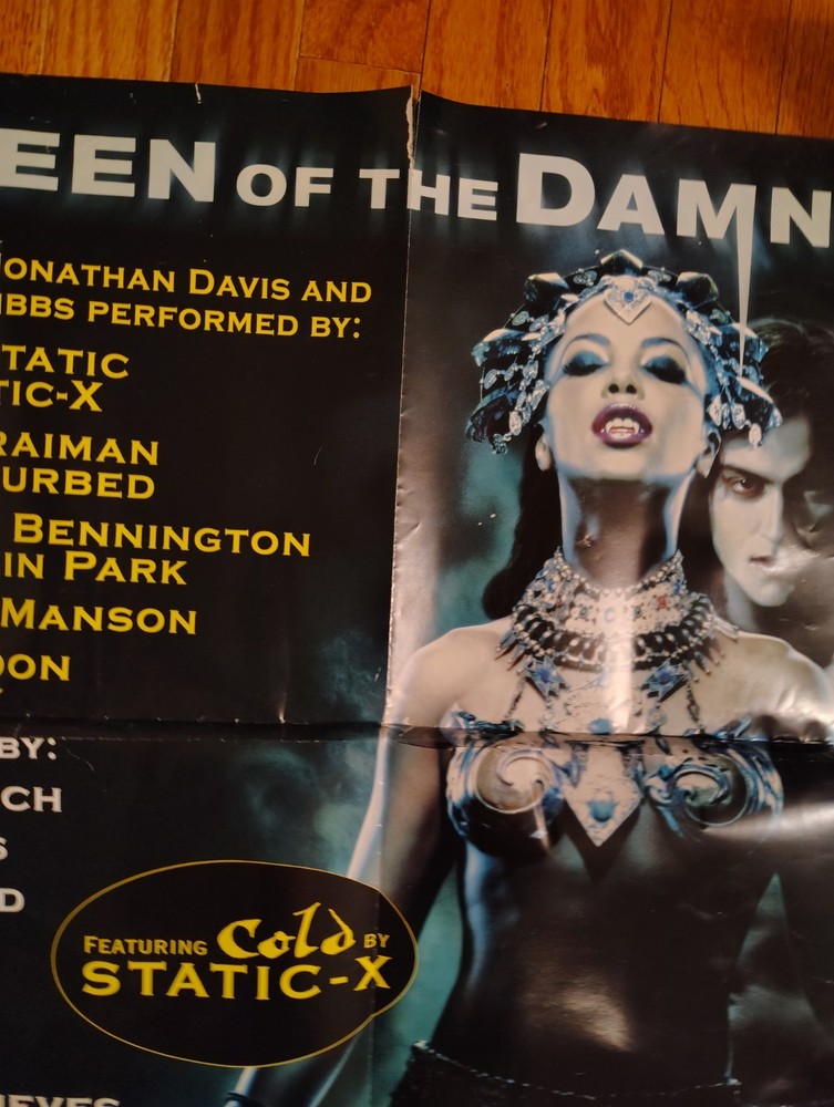 Vintage Queen Of The Damned 2002 Promo Poster Soundtrack Aaliyah 24 X 24