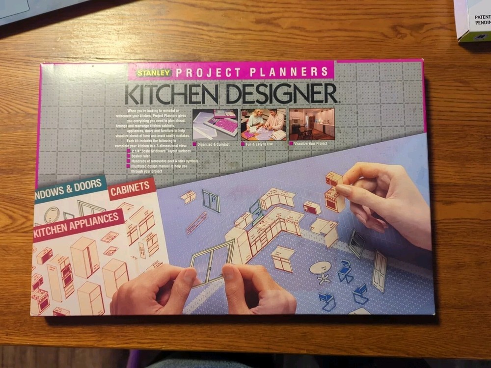 Stanley Project Planners Kitchen Designer Scale Gridboard - NEW Factory Sealed