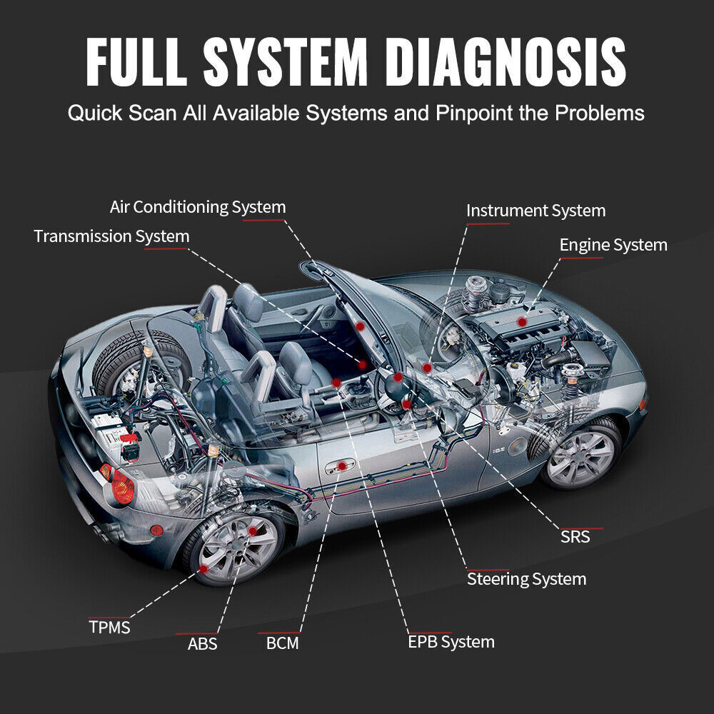 MUCAR BT200 Pro All System Bluetooth OBD2 Scanner Auto Diagnostic Tool 15 Resets