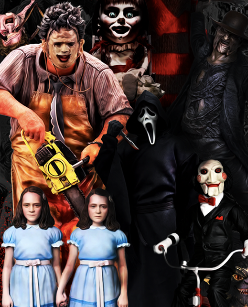 Horrorcade Custom Arcade 1Up Custom Graphic Kit