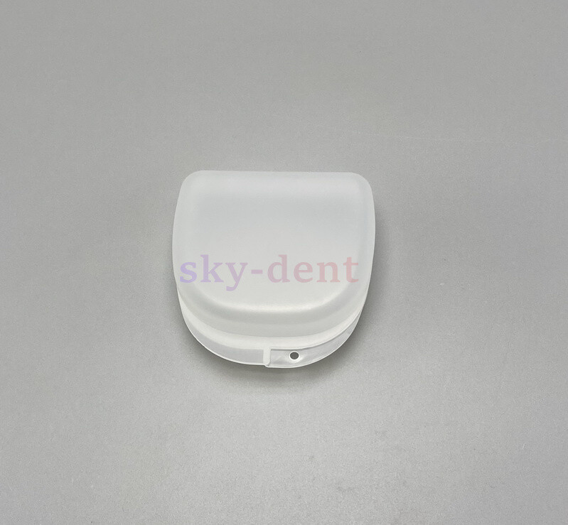 1x Dental Retainer Denture Storage Case Box Mouthguard Container Assorted Colors