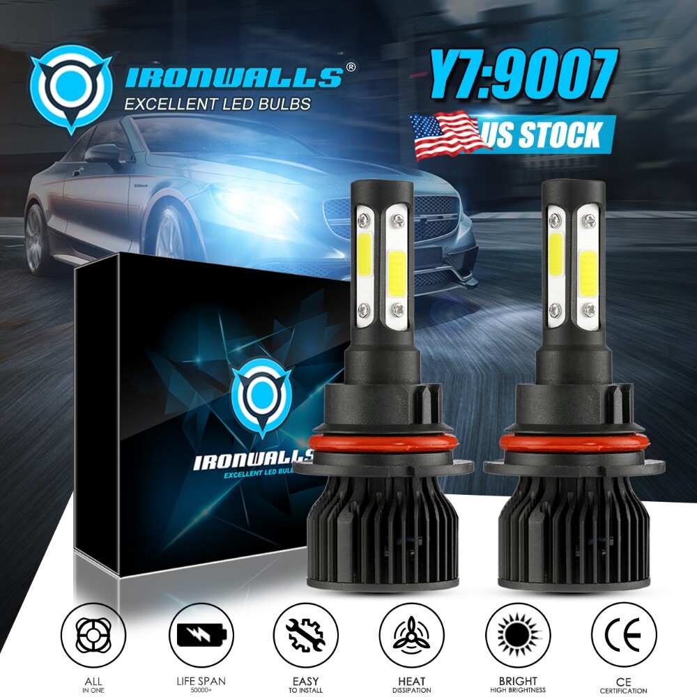 HB5 9007 LED Headlights 1000000LM LED Light Bulbs Kit High Low Beam Super Bright