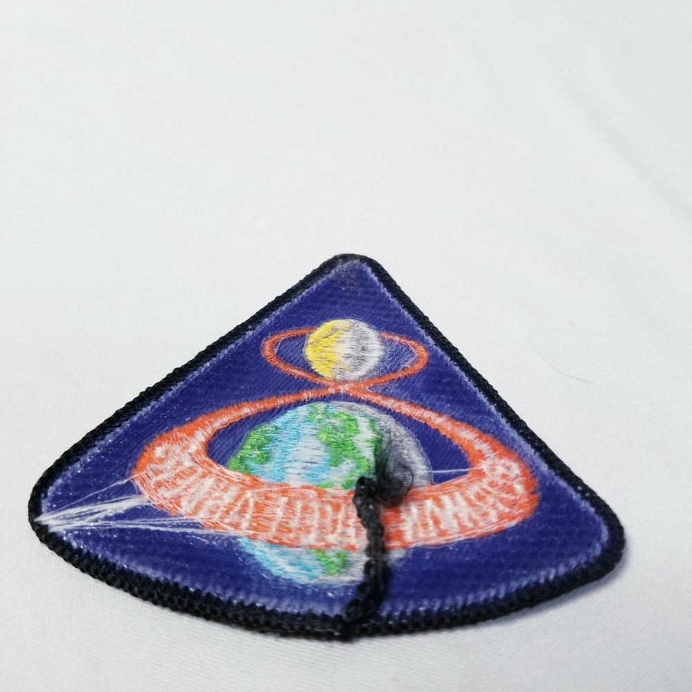 NASA Apollo 8 Space- Borman Lovell Anders Mission Hook Loop Patch Emblem Badge