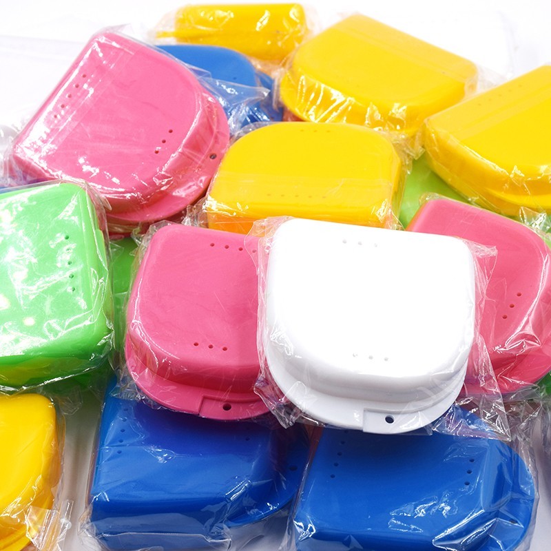 Dental Assorted Orthodontic Retainer Denture Container Teeth Storage Case Box