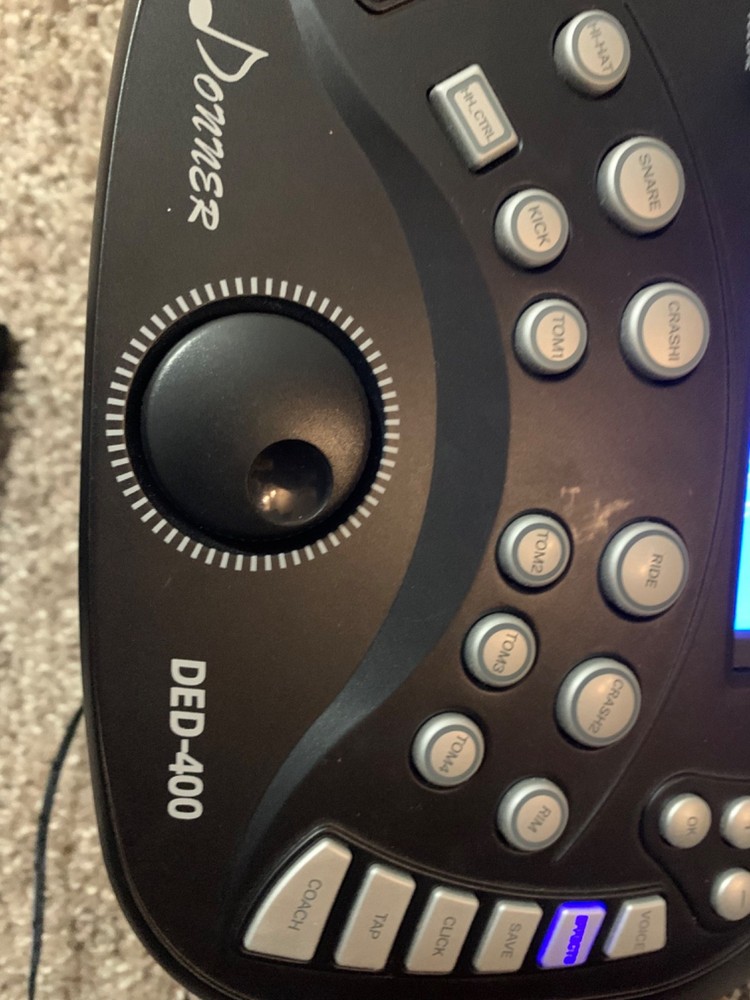 Donner DED-200 Electric Drum Set Control Unit Only Replacement Part Tested Works