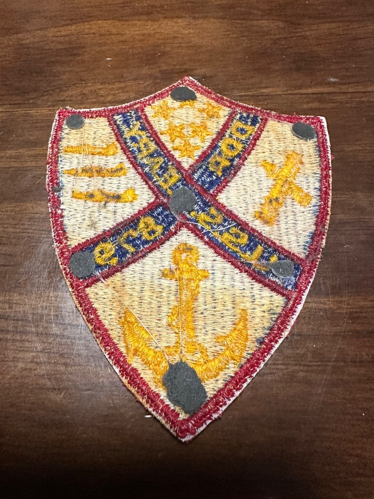 Vintage US Navy USS Leary DD-879 Ship Patch