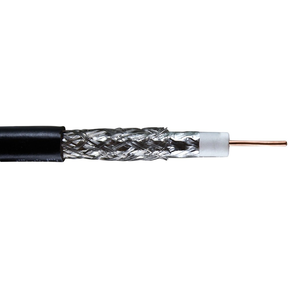 RG6 CCS Dual-Shield Coaxial Cable 1000ft