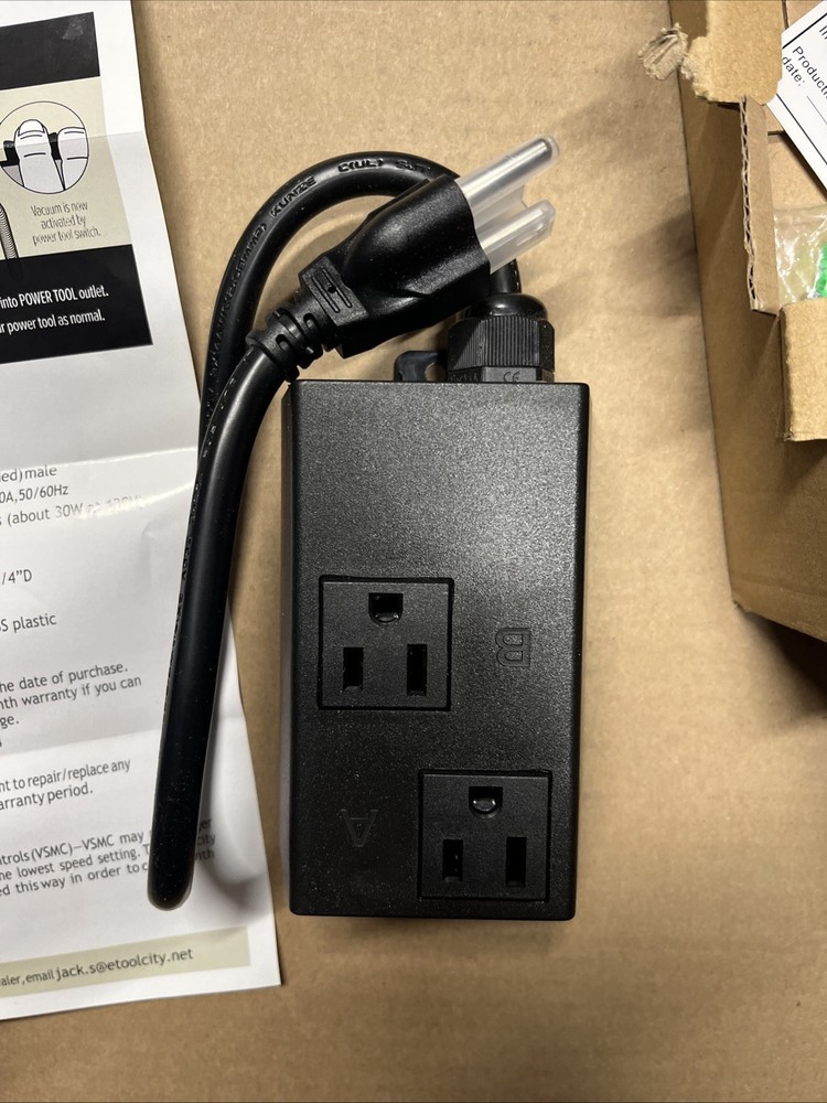 Etoolcity LF40-HVC02 Automatic Dust Control Switch Vacuum Tool Power