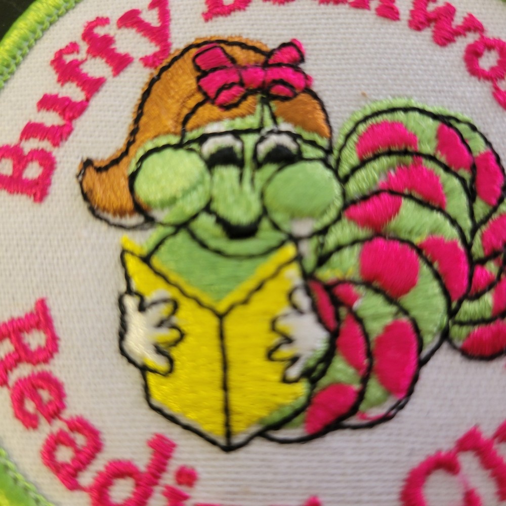 Buffy Bookworm Reading Club Embroidered Jacket Patch Logo