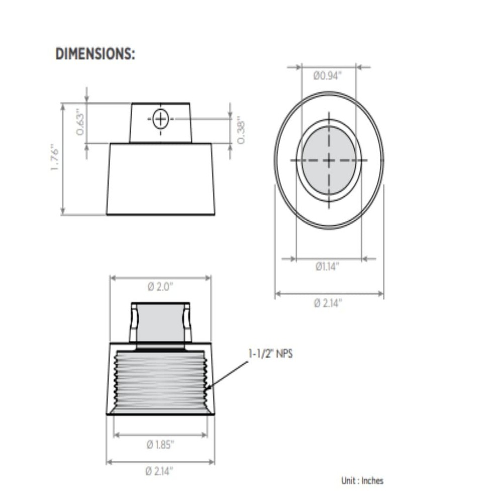 Clinton Electronics CE-CPPA EMT to NPS Female Adapter