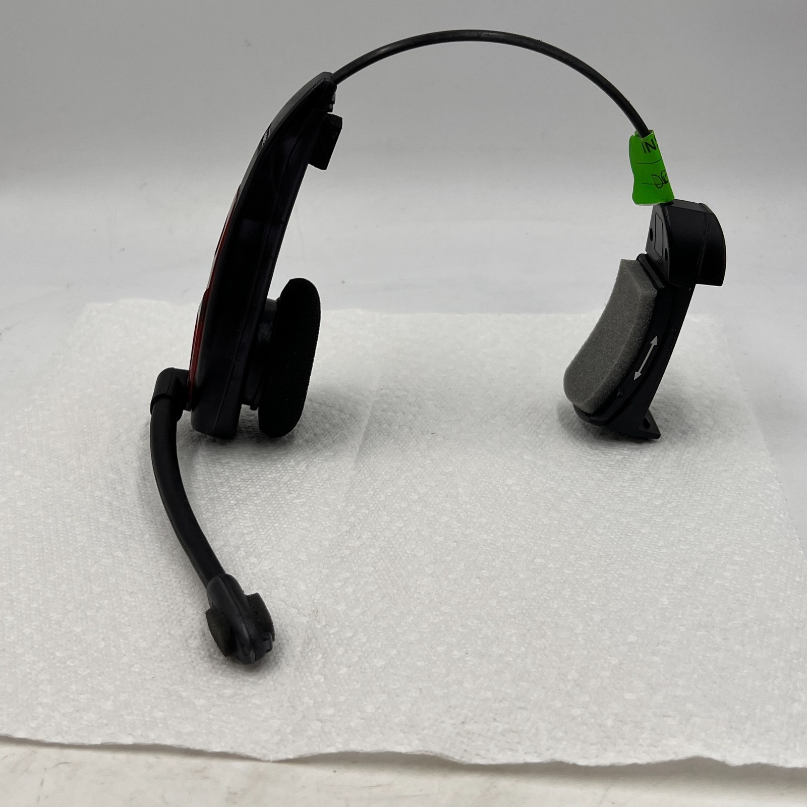 USED HME HS6000 RED Wireless Drive Thru Intercom Headset Works Great NO BATTERY