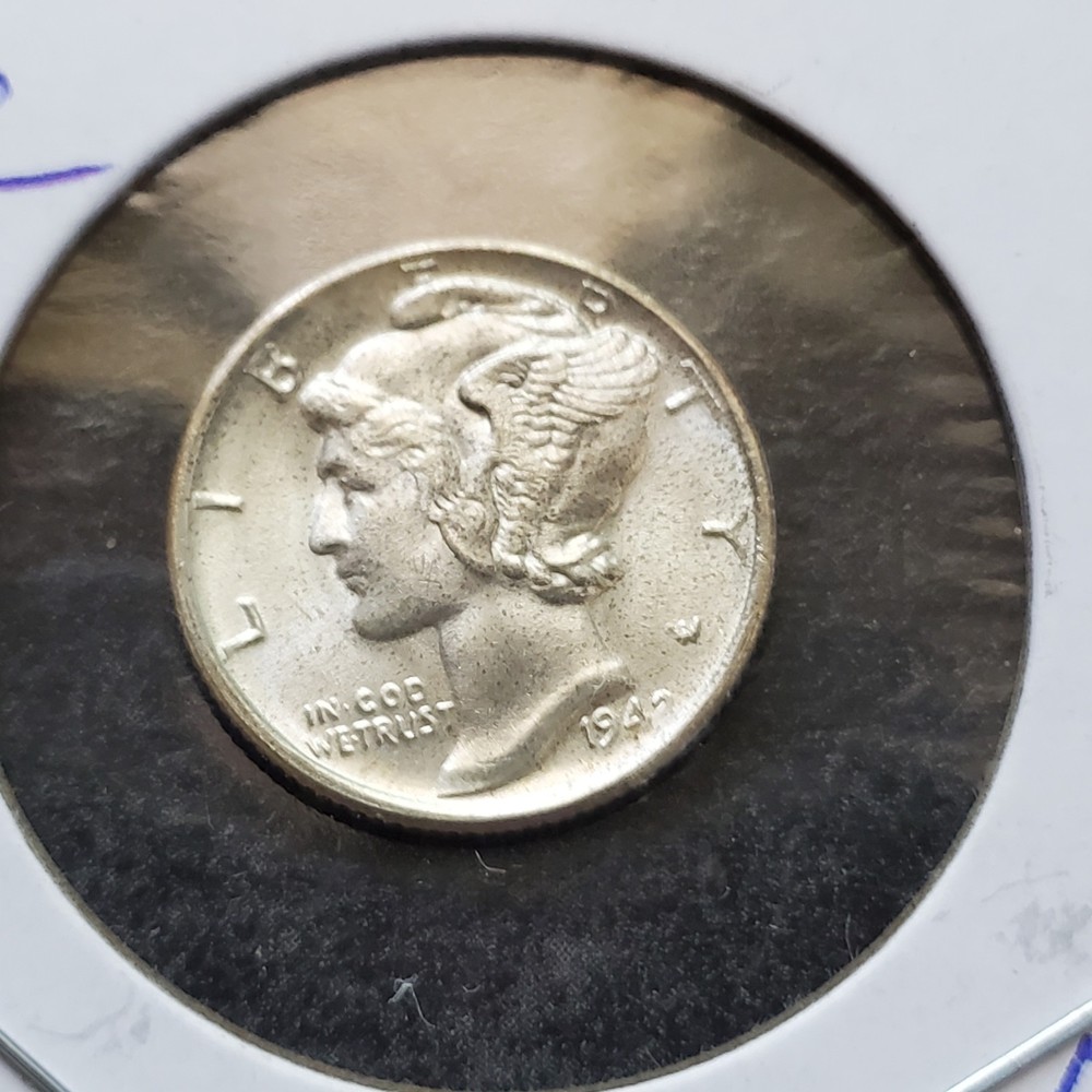 1942-S MERCURY DIME BU-UNC #4