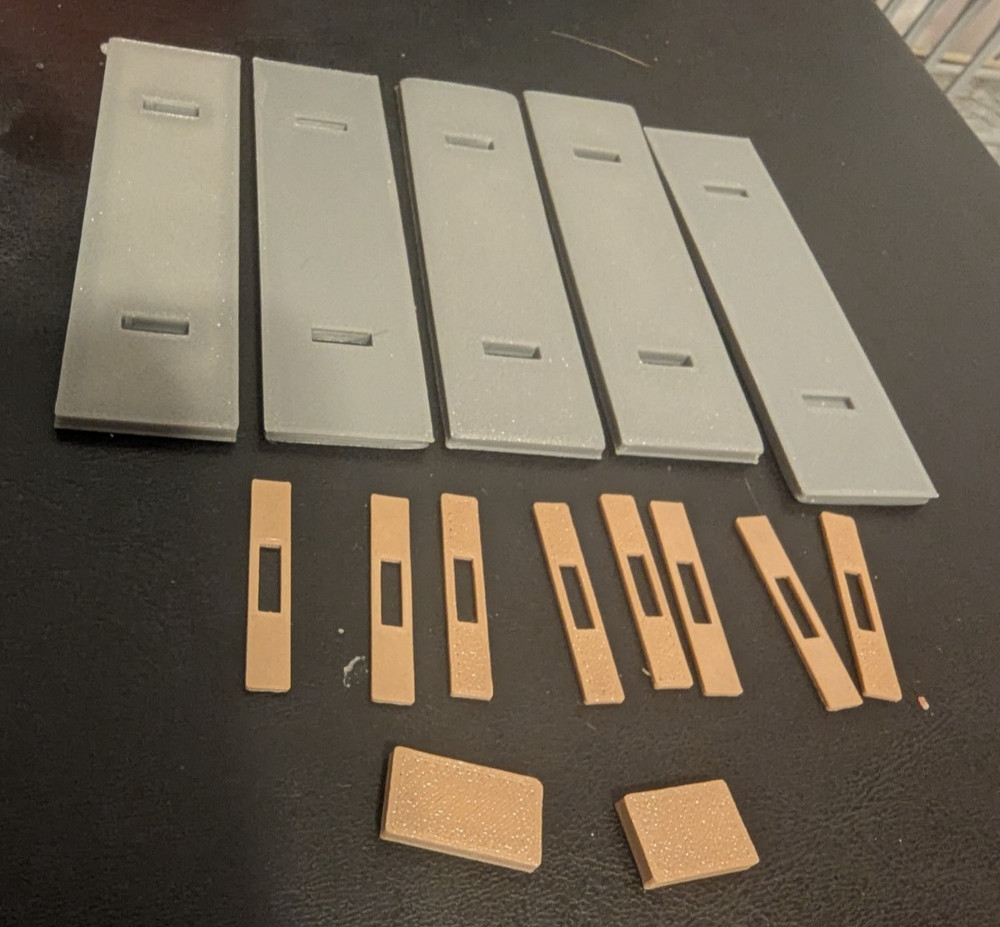HO scale 1:87 3D Printed Concrete load
