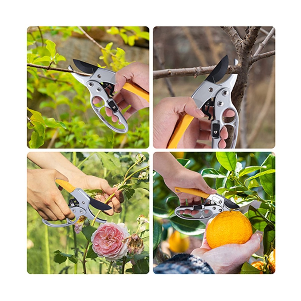 Ultra Sharp Germany Steel Pruning Shears - Cuts 3X Easier, Ergonomic Design -...