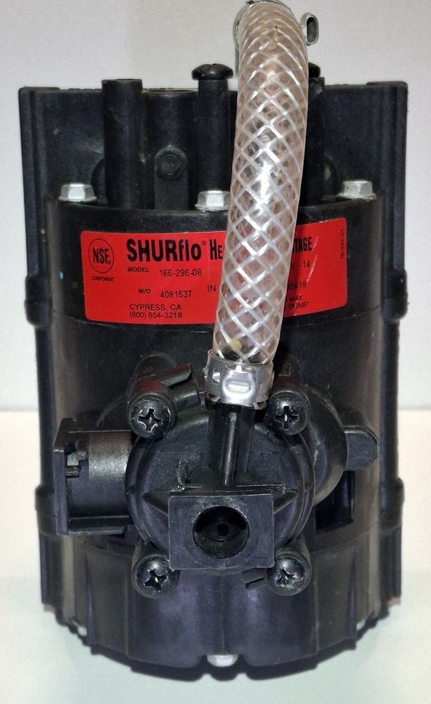 SHURflo WORKING CLEANED Heavy Duty Advantage Beverage Pump- Model 166-296-08
