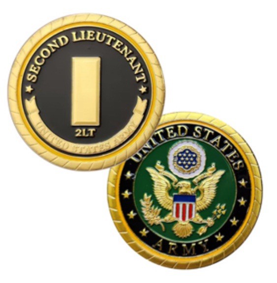 US ARMY 2LT SECOND (2ND) LIEUTENANT Challenge Coin