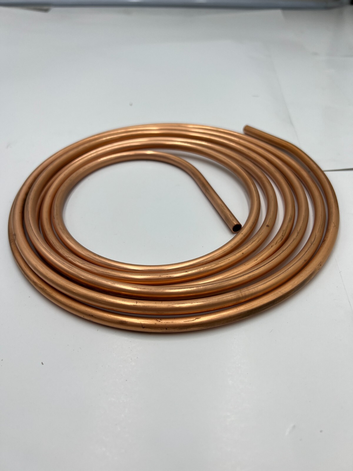 (QTY 2) JMF Company Copper Pipe Soft Copper Tube Refrigeration 1/4" Heavy Duty